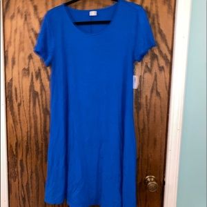 Royal Blue Tshirt Dress